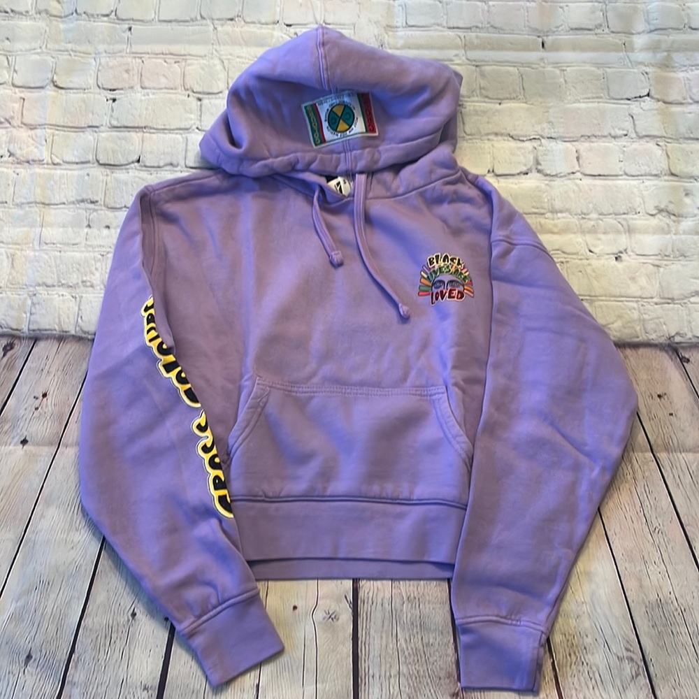NWT Cross Colours Crop top hoodie